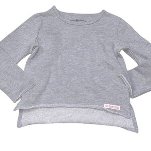 Buffalo David Bitton sweatshirt grey girls size small 5-6